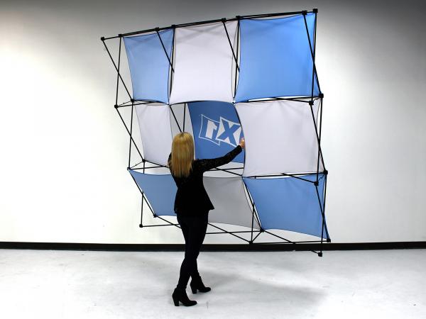 X1 5 ft. -- 2x3 F Fabric Pop-Up Display Assembly
